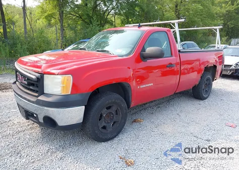 2007 GMC Sierra 1500 Work Truck from USA, damaged, VIN 1GTEC14C47Z536494